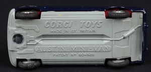 Corgi toys 448 bmc mini police van tracker dog ee458 base
