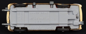 Corgi toys 261 james bond's aston martin db5 ee459 base