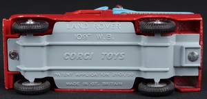 Corgi toys 487 circus landrover parade vehicle ee463 base