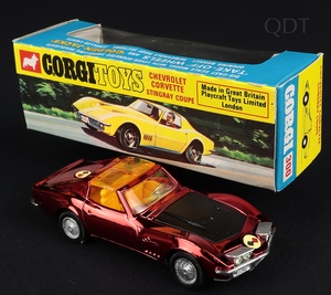 Corgi toys 300 corvette stingray ee482 front