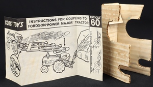 Corgi toys 60 fordson power major tractor ee489 leaflet