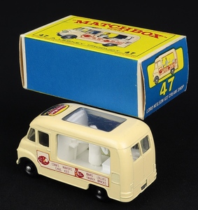 Matchbox models 47 lyons maid ice cream shop ee511 back