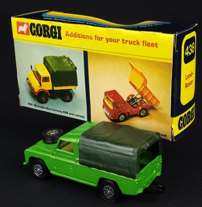 Corgi toys 438 landrover ee516 back