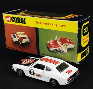 Corgi toys 331 ford capri gt texaco ee525 back