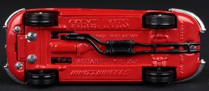 Corgi toys 374 4.2 jaguar e type ee526 base