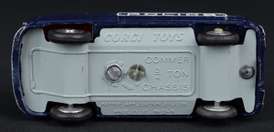 Corgi toys 464 commer police van ee533 base