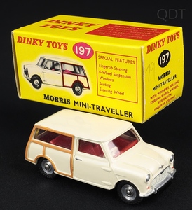 Dinky toys 197 morris mini traveller ee544 front