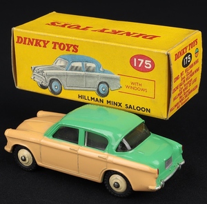 Dinky toys 175 hillman minx saloon ee551 back