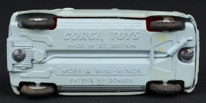 Corgi toys 226 morris mini minor ee569 base