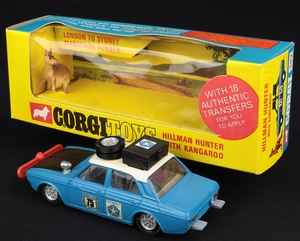 Corgi toys 302 hillman hunter kangaroo ee565 back