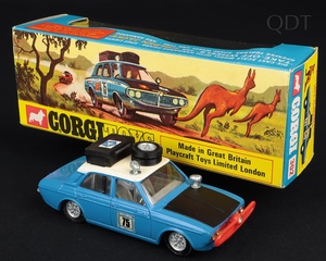 Corgi toys 302 hillman hunter kangaroo ee565 front