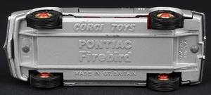 Corgi toys 343 pontiac firebird ee577 base