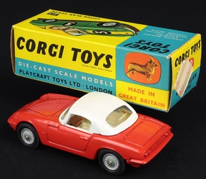 Corgi toys 319 lotus elan ee580 back