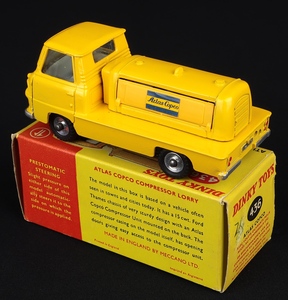 Dinky toys 436 atlas copco compessor lorry ee596 back