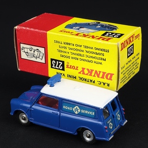 Dinky toys 273 rac patrol mini van ee598 back