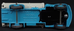 Dinky toys 414 rear tipping wagon ee603 base