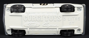Corgi toys 303 roger clark's ford capri ee606 base