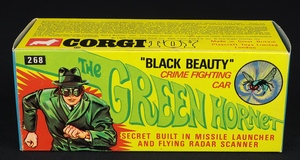 Corgi toys 268 green hornet black beauty ee627 box