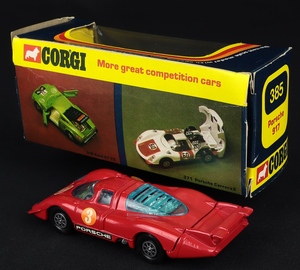 Corgi toys 385 porsche 917 ee628 back