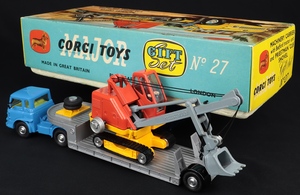 Corgi gift set 27 machinery carrier priestman cub shovel ee650 back