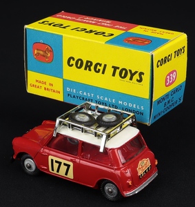 Corgi toys 339 monte carlo bmc mini cooper s ee563 back