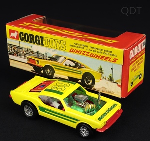 Corgi toys 166 ford mustang organ grinder dragster ee658 front