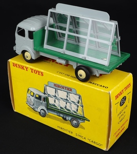 French dinky toys 33c simca cargo truck glazier ee671 back