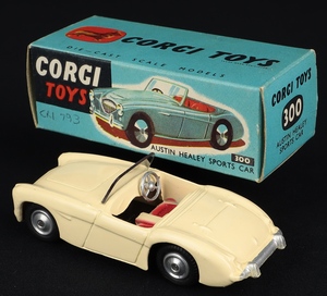 Corgi toys 300 austin healey sports car ee673 back