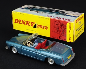 French dinky toys cabriolet 404 peugeot pininfarina ee672a back