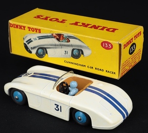 Dinky toys 133 cunningham raod racer bb700 back