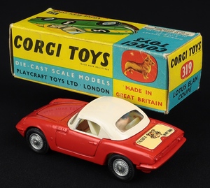 Corgi toys 319 lotus elan coupe cc433 back