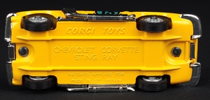 Corgi toys 337 chevrolet corvette sting ray cc435 base