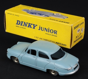 French dinky junior 102 pl 17 panhard ee690 back