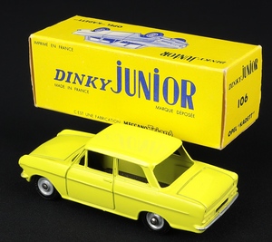 French dinky junior 106 opel kadett ee691 back