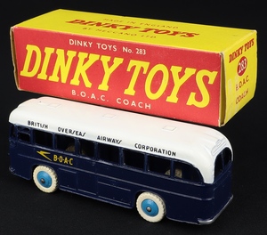 Dinky toys 283 boac coach ee693 back