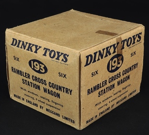 Trade box dinky toys 193 rambler cross country station wagon ee695 box 1