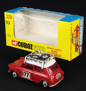 Corgi toys 338 monte carlo mini cooper s ee717 back