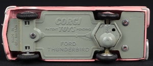 Corgi toys 214m ford thunderbird ee724 base