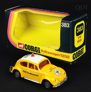 Corgi toys 383 vw 1200 adac ee734 front