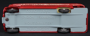 Corgi toys 468 church's shoes routemaster bus ee736 base