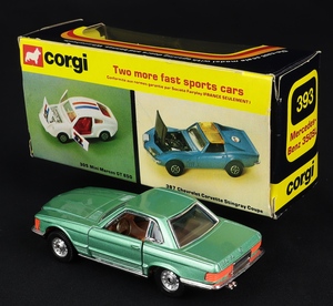 Corgi toys 393 mercedes ee737 back