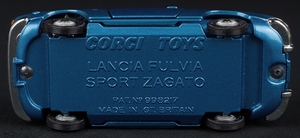 Corgi toys 332 lancia fulvia sport zagato ee739 base