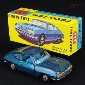 Corgi toys 332 lancia fulvia sport zagato ee739 front