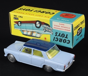 Corgi toys 217 fiat 1800 ee753 back