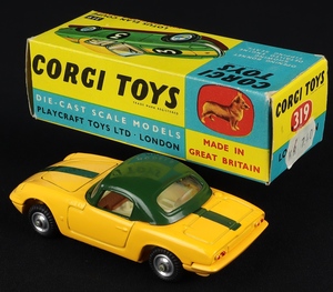 Corgi toys 319 lotus elan ee755 back