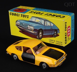 Corgi toys 332 lancia fulvia sport zagato ee787 front