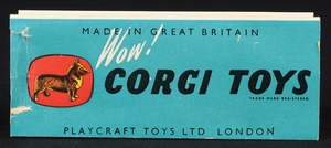 Corgi toys 205m riley pathfinder saloon ee792 booklet