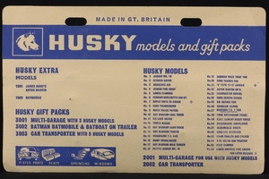 Husky major models car transporter ee799 back