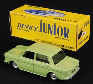 French dinky junior 104 simca 1000 ee809 back