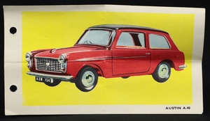 Spot on models 154 austin a40 ee822 picture card